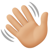 Waving hand